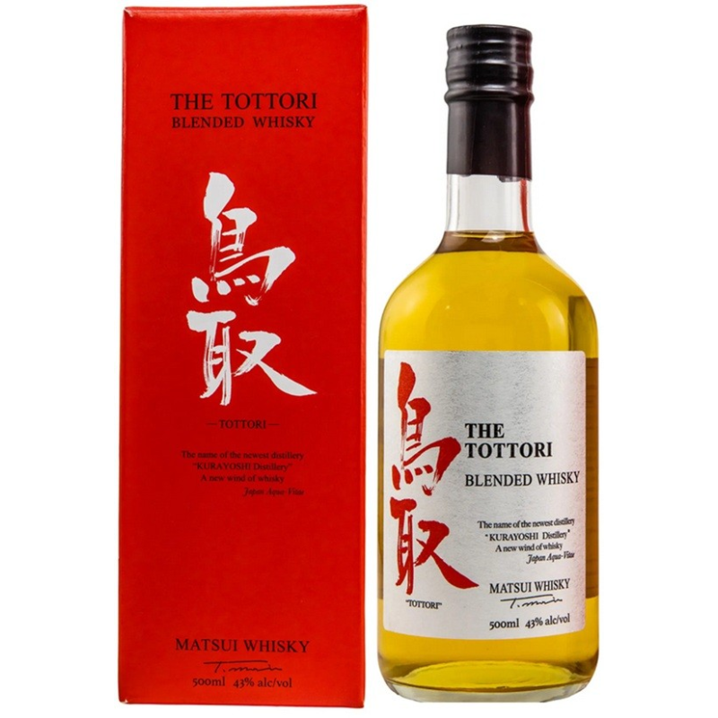 The Tottori Blended Whisky Japon 70cl 43° - Whisky Haut de Gamme