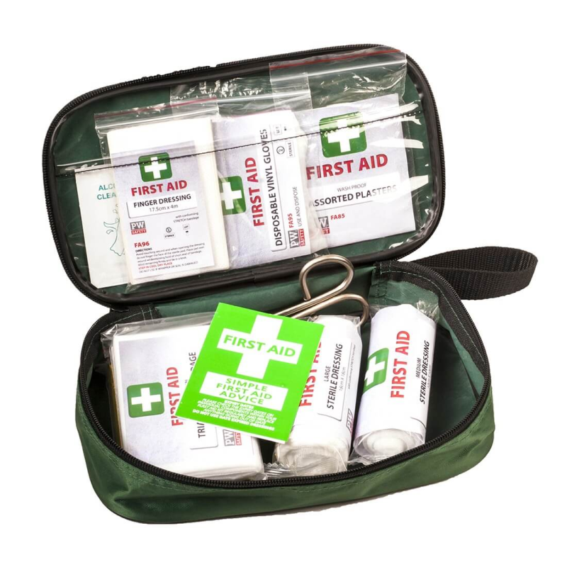 Kit de premiers secours véhicule 2 personnes Portwest - Sécurité et qualité