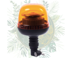 Gyrophare LED 12/24V-24W pour sécurité sur chantiers