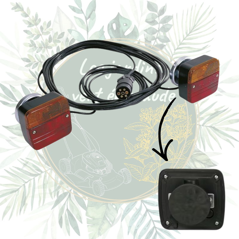 Kit éclairage magnétique 12V 7,5m pour jardin | Éclairage efficace