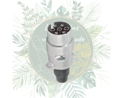 Fiche 7 pôles métal 12V – Sécurité et robustesse pour vos installations