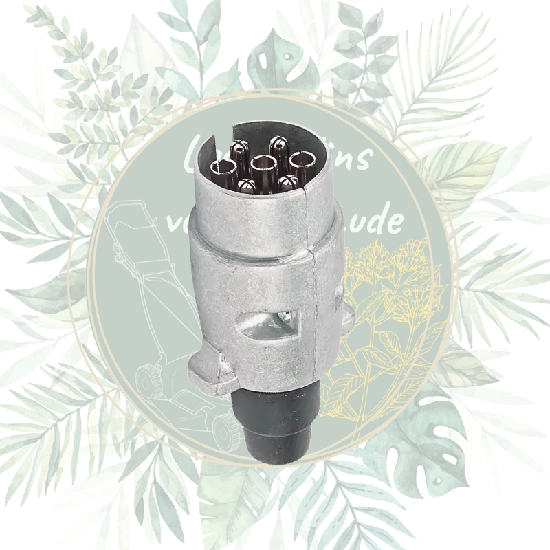 Fiche 7 pôles métal 12V – Sécurité et robustesse pour vos installations