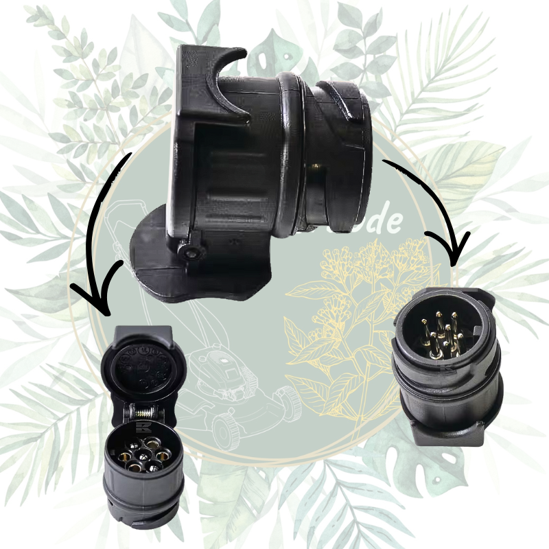 Adaptateur remorque 13 vers 7 pôles 12V - Solution pratique et fiable