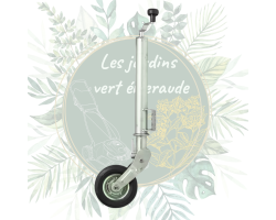 Roue jockey escamotable Ø60 mm – 250 kg | Jardin
