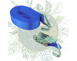 Sangle à cliquet 25mm x 5m - Robuste et Sécurisée | Jardin