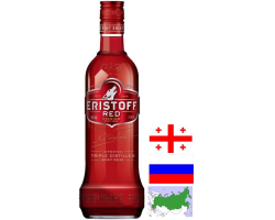 Eristoff Red Vodka - Vodka Aromatisée de Géorgie 70cl 20°