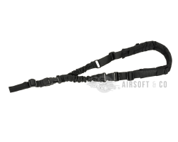 Sangle 1 point rembourrée noire - Confort et performance