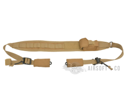 Sangle 2 points renforcée Coyote Brown - Équipement sportif performant