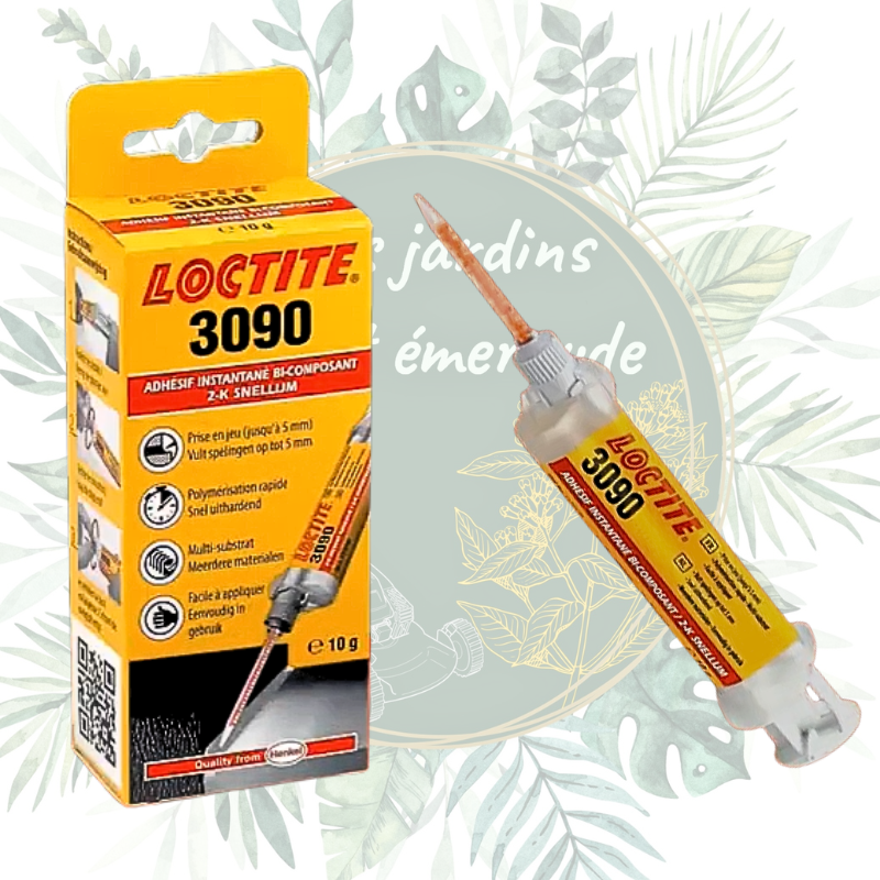 Colle bicomposant Loctite 3090 – Adhésif transparent pour assemblage