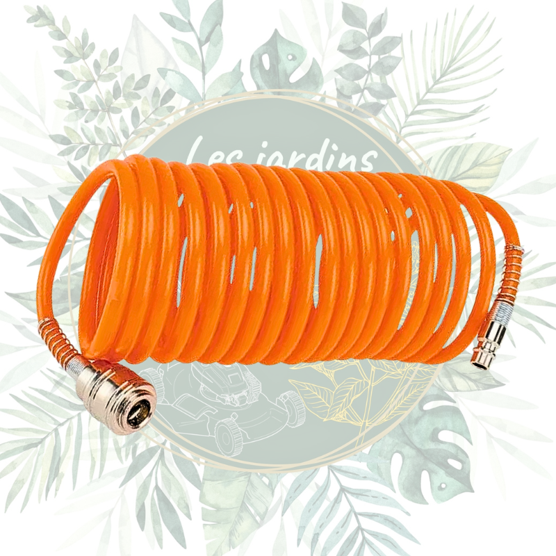 Tuyau spiralé pneumatique 5m - Performance et sécurité