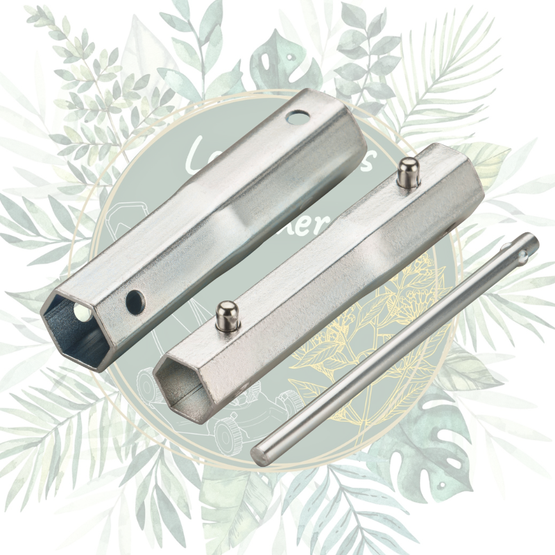 Clé à bougie 4 en 1 modulable - Outil idéal pour entretien moteur