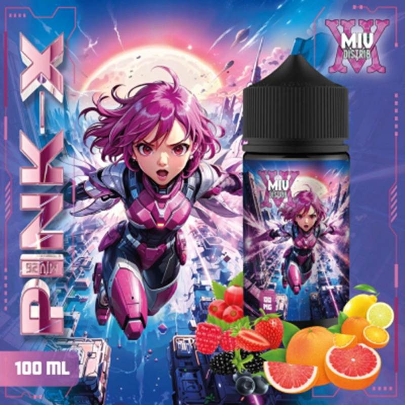 Pink X - Miv Distrib 100ml | E-liquide haut de gamme sans nicotine