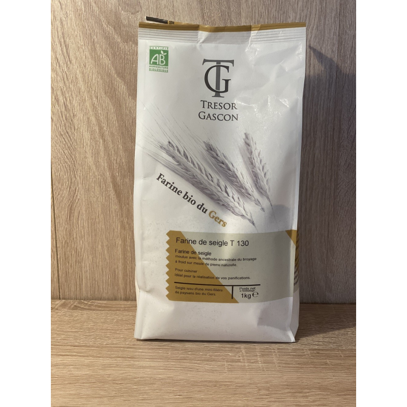 Farine Bio de Seigle T130 - 1kg - Nature et Saveur