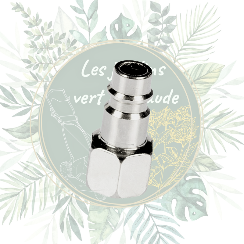 Embout rapide pneumatique standard D femelle 1/4" - Résistant et performant