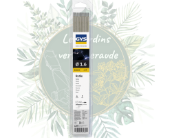 Électrodes rutiles E6013 Ø 1,6 mm - Lot de 17 pièces