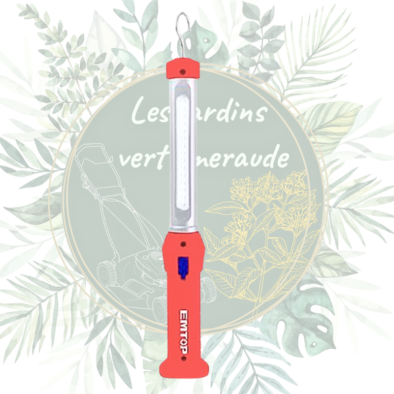 Lampe de travail LED 300 lumens – Rechargeable USB pour le jardin