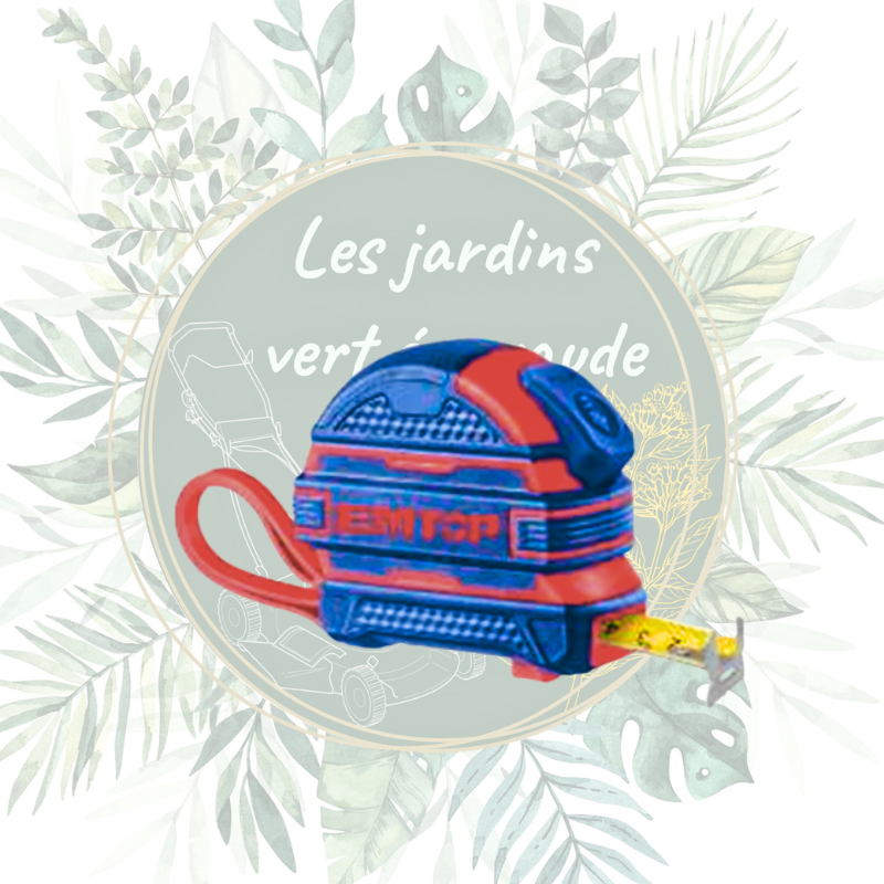 Mètre ruban 5m x 19mm - Précision et Durabilité | Jardin