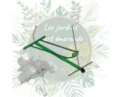 Lève autoportée à vis 400 kg - Efficace et compact pour le jardin