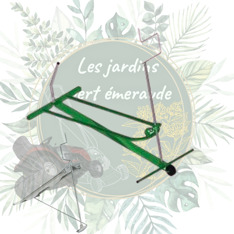 Lève autoportée à vis 400 kg - Efficace et compact pour le jardin