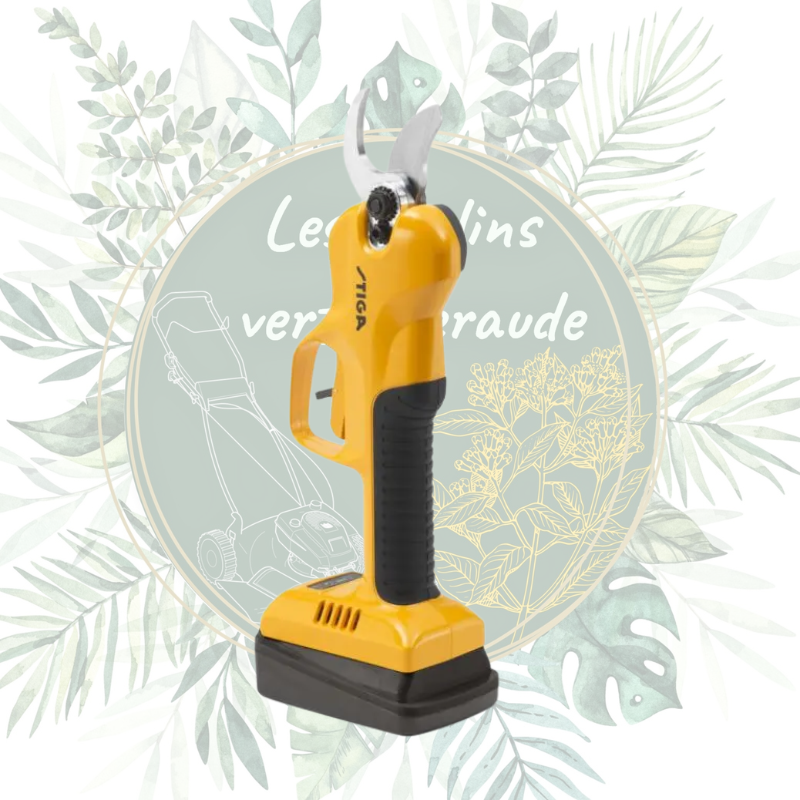 Sécateur à batterie STIGA 20V - Puissance et efficacité pour le jardin