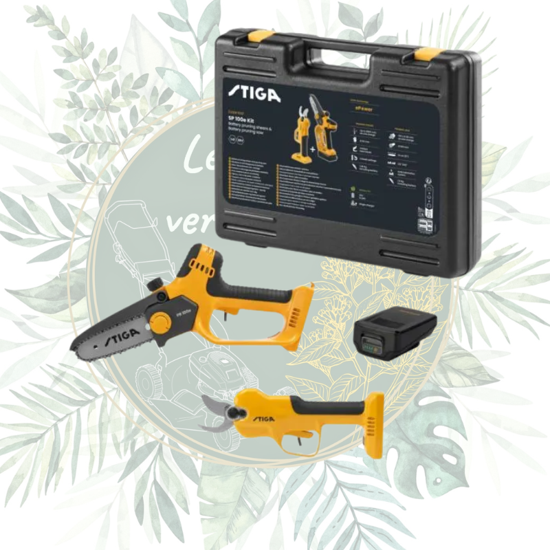 Kit sécateur et tronçonneuse 20V STIGA - Performance et Praticité