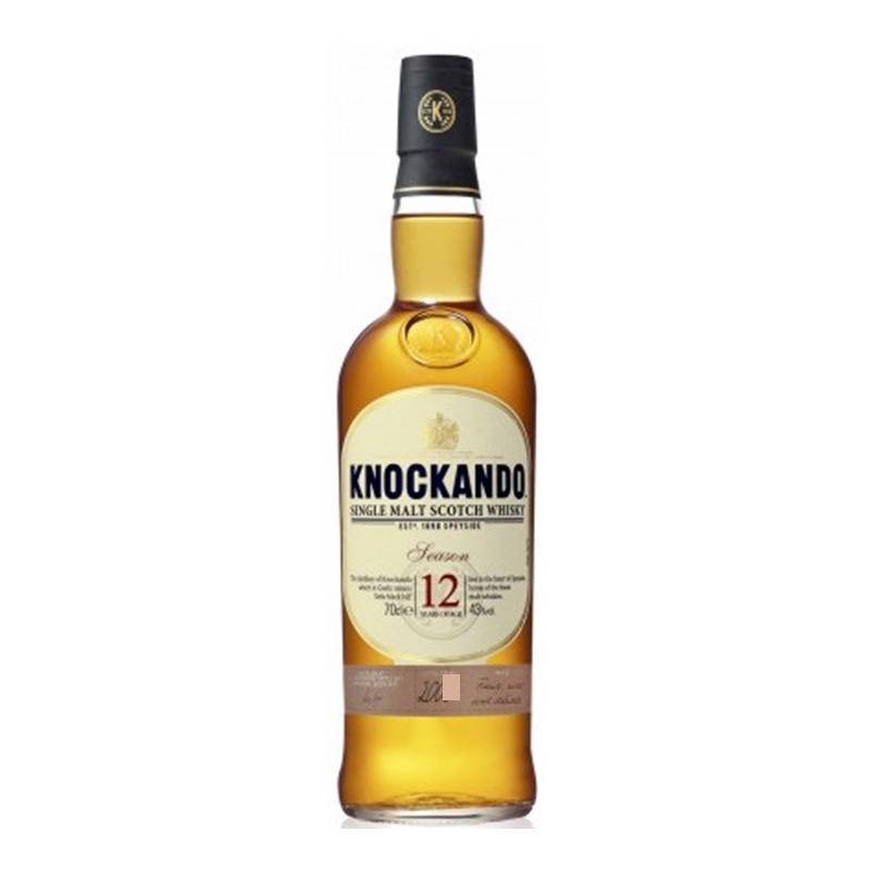 KNOCKANDO 12 ans Single Malt Speyside Whisky - 70cl - 43°