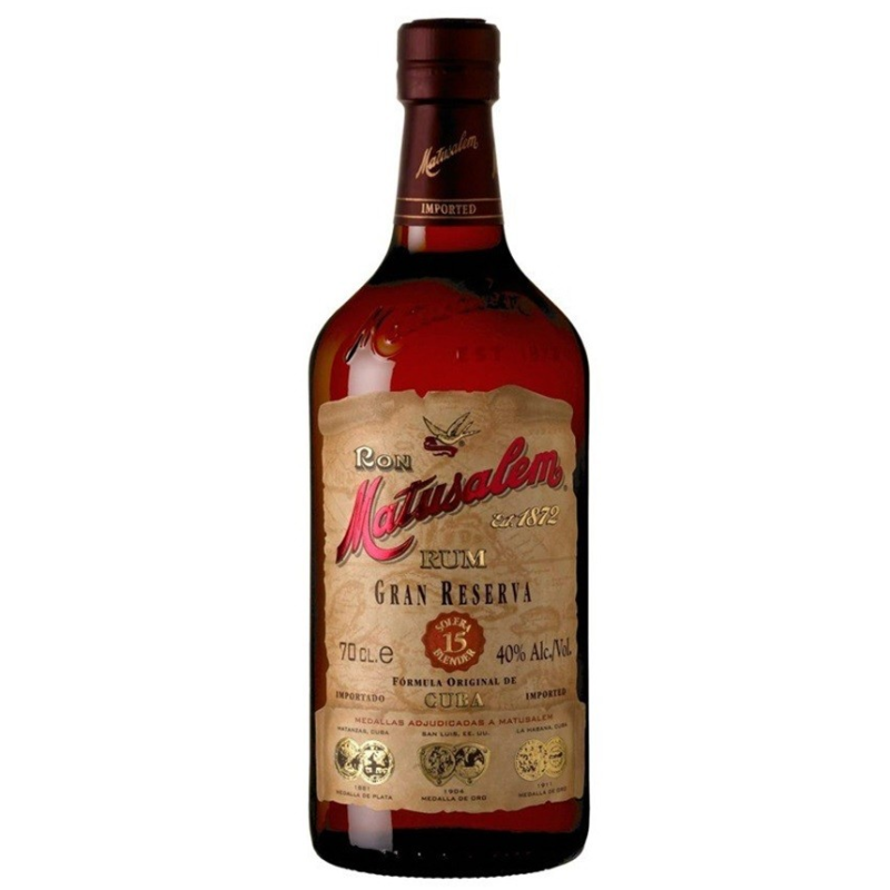 Matusalem 15 / Solera Rhum République Dominicaine 70cl 40° - Dégustation de Rhum Haut de Gamme