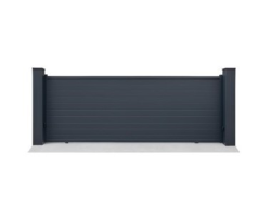 Portail coulissant aluminium - Résistant et esthétique