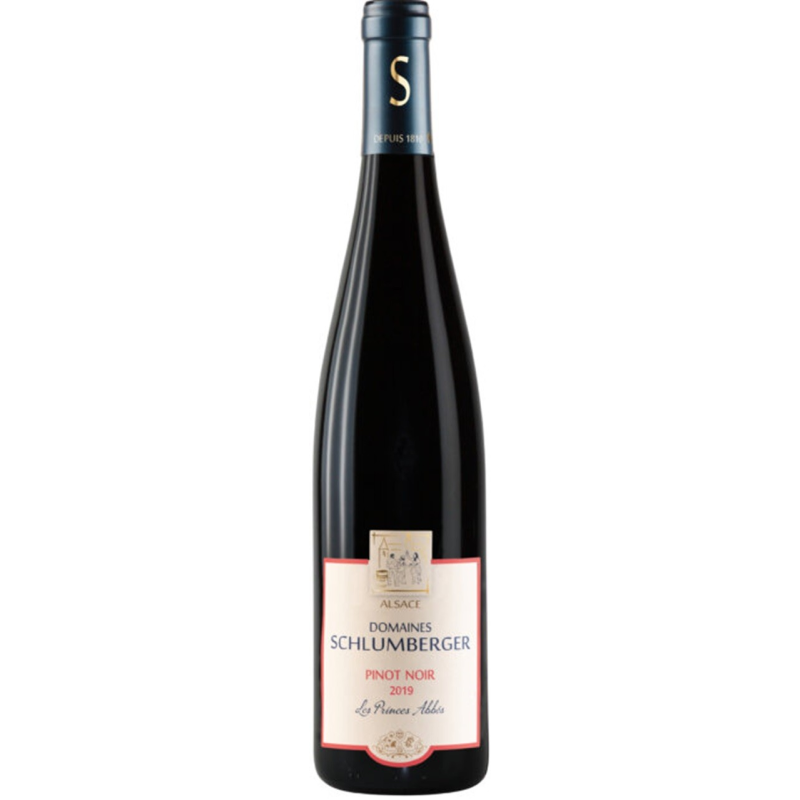 Pinot Noir Princes Abbés Schlumberger 2019 - Vin Rouge Alsacien