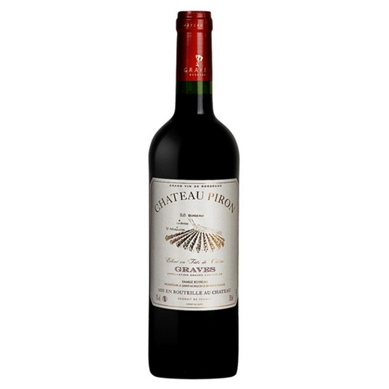 Piron Rouge 2022 Graves AOC 75cl - Vin Rouge Haut de Gamme