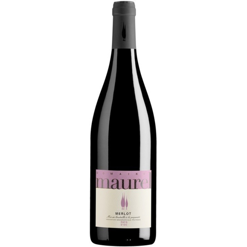 Merlot Maurel 2022 - Vin Rouge Haut de Gamme Languedoc-Roussillon