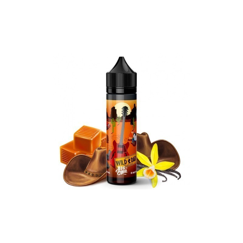 Wild Dad - Big papa 50ml : E-liquide haut de gamme sans nicotine
