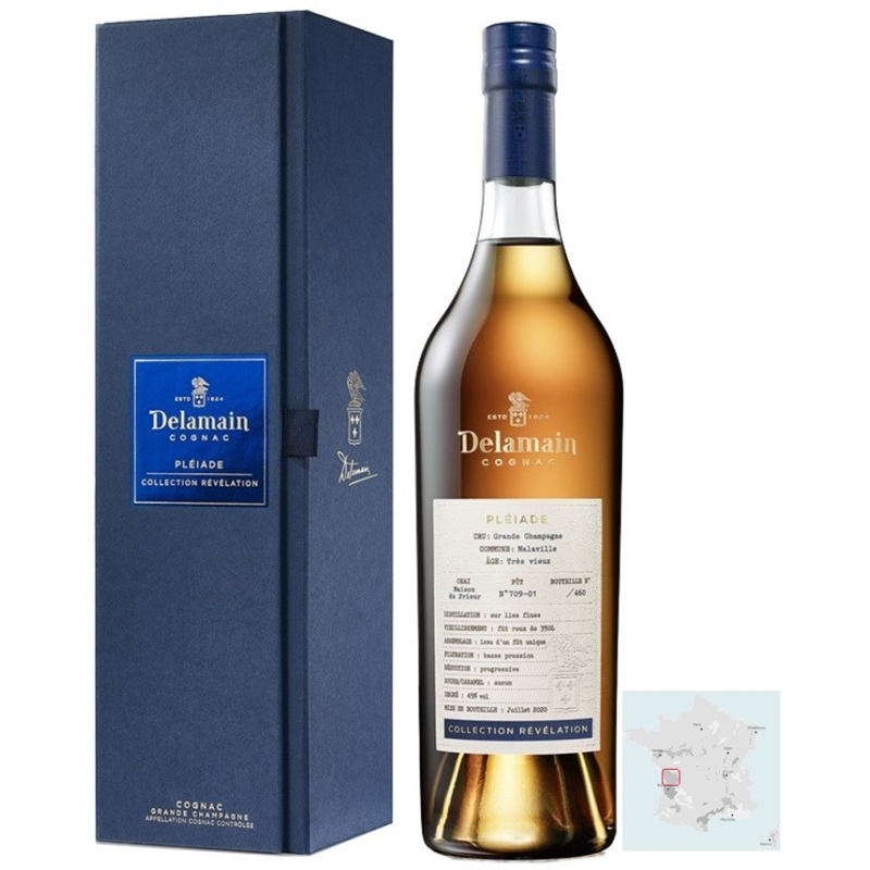 Cognac Delamain de la Rambaudie Pléiade 70cl - Spiritueux d'Exception