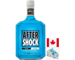 Aftershock Blue Liqueur 70 cl - Liqueur aux Agrumes du Canada