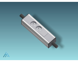 Réglette 2 Prises Câblée 5m - Sécurité & Design Modernes