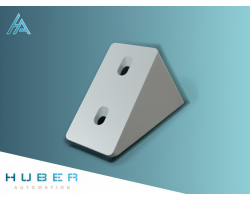 Connecteur d'angle 45° 40x80 SILVER - Montage facile et esthétique