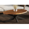 Table basse Madeira ovale en bois de manguier - Meubles design