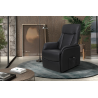 Fauteuil releveur électrique Miami PU Noir - Confort et Élégance
