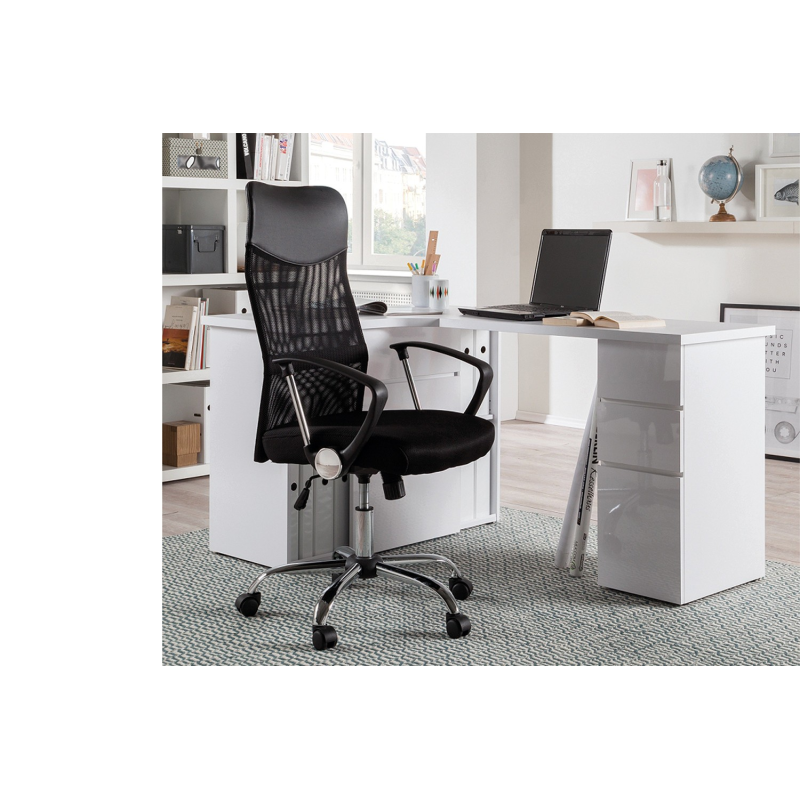 Chaise de bureau Max Mesh Noir - Confort et Design Moderne