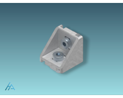 Équerre 30x30 8/10 B SET - Montage Rapide et Précis