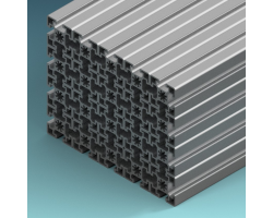 Profilé aluminium d'étayage 45x45 - 20 pièces de 6070 mm