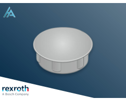 Cache raccord en cube D18, gris Bosch Rexroth - Jouets et Jeux