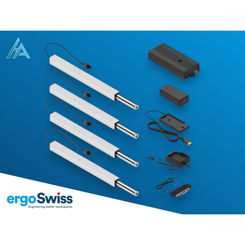 Système de réglage en hauteur Ergoswiss SLA.3 électrique | 300kg, 300mm