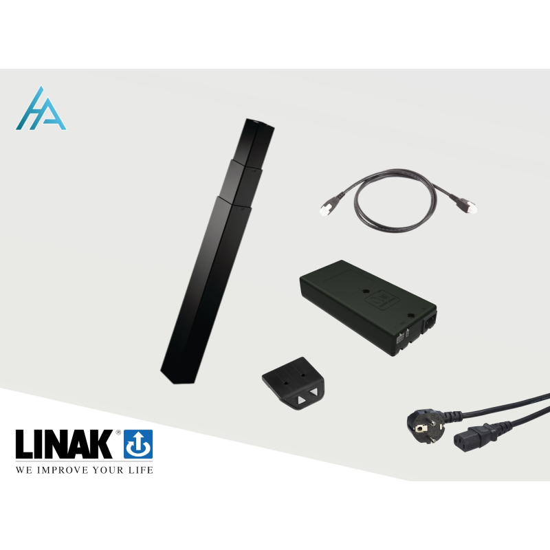 Système de réglage en hauteur avec vérin Linak DL17 - 70kg - 660mm