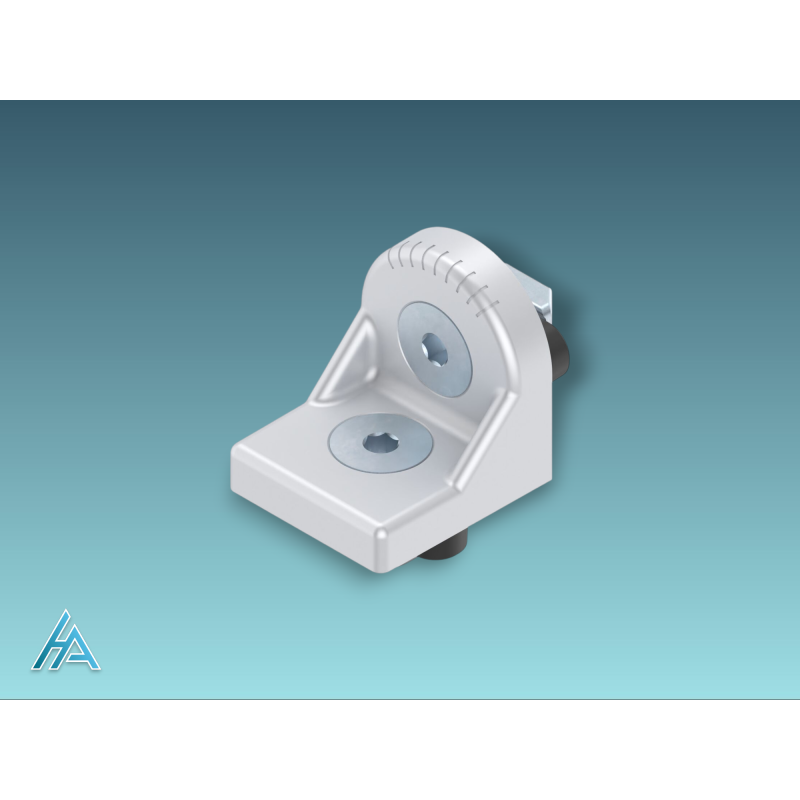 Équerre R35x38 Silver SET Bosch Rexroth - Qualité et Performance