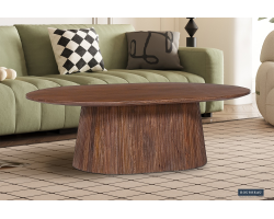 Table basse Miguel en bois de manguier - Élégance et robustesse