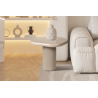 Table basse 'Tavira' 58 cm Ciment Beige - Mobilier moderne