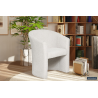 Fauteuil 'Charlie' Boucle Sable - Élégance scandinave pour votre intérieur