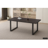 Table Alexander 180 cm en décor brun foncé - Meubles haut de gamme