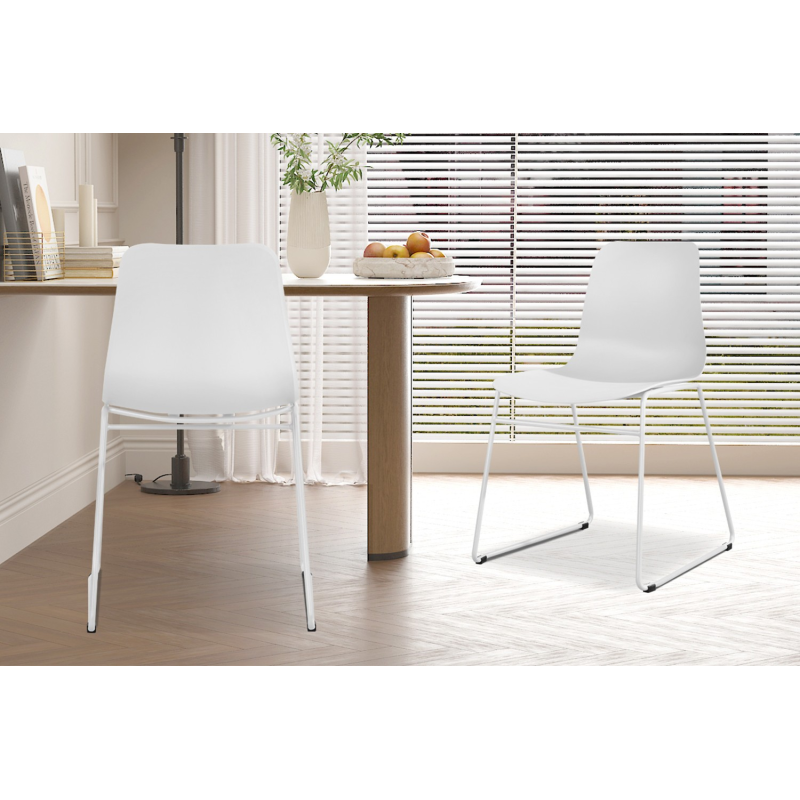 Chaise 'Marie' PP Blanc - Élégance et Confort | Meubles